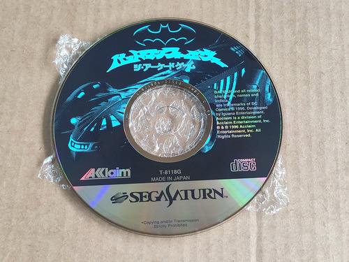 Batman Forever The Arcade Game -- Original -- Sega Saturn (Usado)