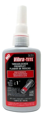 Fijador De Cuerda1 Alta Resistencia Vibratite 140 Rojo 50ml