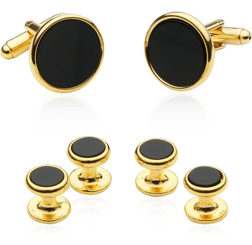 Gemelos Y Tachuelas De Esmoquin Cuff-daddy Para Hombre Con C