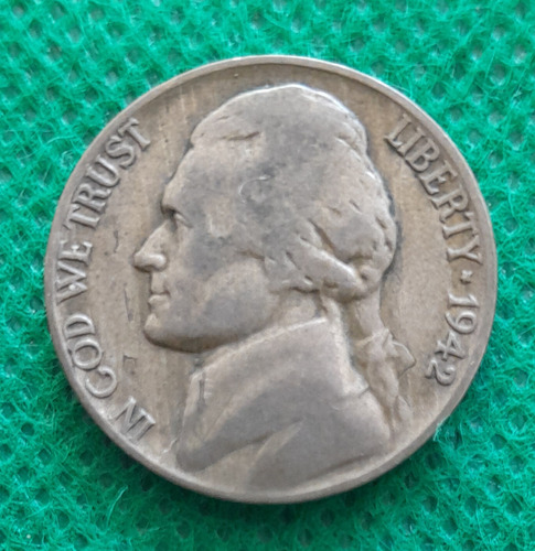 Moneda De 5 Centavos, Eeuu ( Ley 0.350), Año 1942