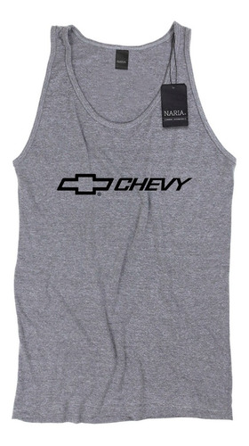 Musculosa Hombre Chevrolet Dibujo Art Logo - Mach2