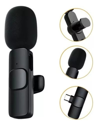 Microfone Sem Fio Duplo Lapela Universal Ios E Android Elite