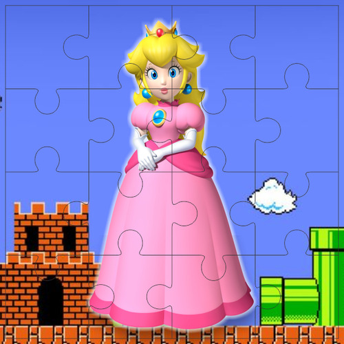 Kit 6 Super Mario Quebra Cabeça Infantil Em Madeira Mdf