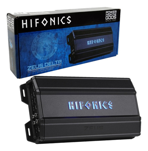 Amplificador Hifonics Zeus Delta Zd-1350.4d 1350w Max 4ch Color Negro con Azul