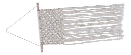 Tapiz De Borlas Tejidas Para Colgar En La Pared, Decoración