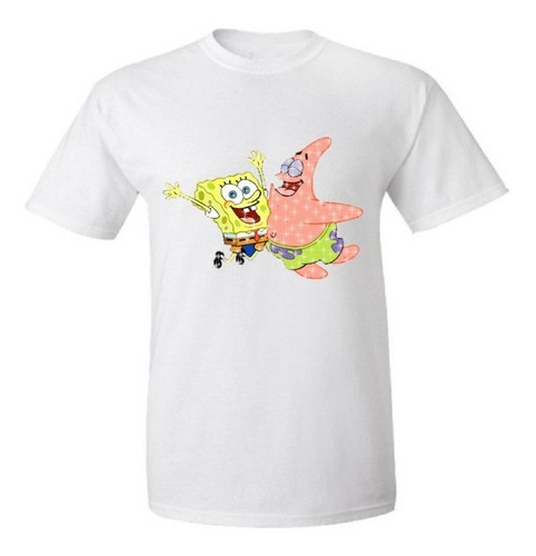 Remera Sublimada Unisex Bob Esponja Patricio Personajes