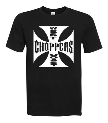 Polera Motos Choppers Max 100% Algodón Ll