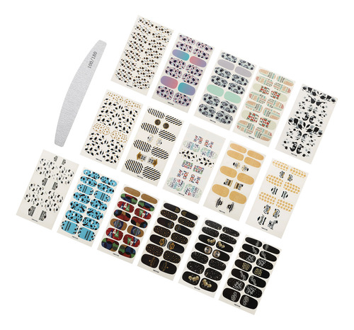 Pegatinas De Uñas De Graduación Únicas, 16 Hojas