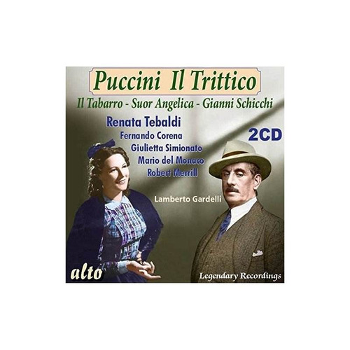 Puccini Il Trittico Tebaldi Del Monaco Merrill Usa Import Cd