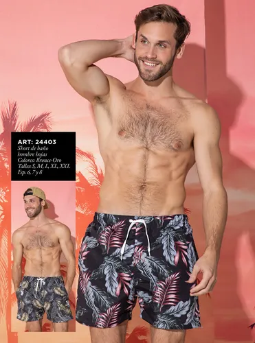 Short De Ba o Malla Estampada Bilbao T Grandes Y Especiales