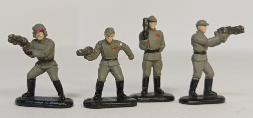 4x Imperial Officers 90s Star Wars Micro Machines