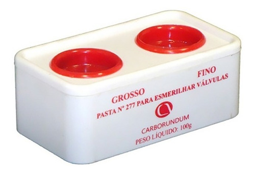 Imagem 1 de 2 de Pasta De Esmerilhar Válvulas Fina E Grossa 277 Carborundum