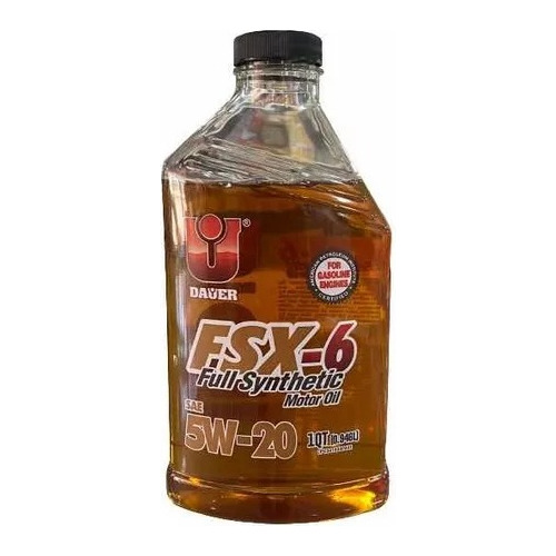 Aceite 5w20 Dauer Full Synthetic Fsx-6