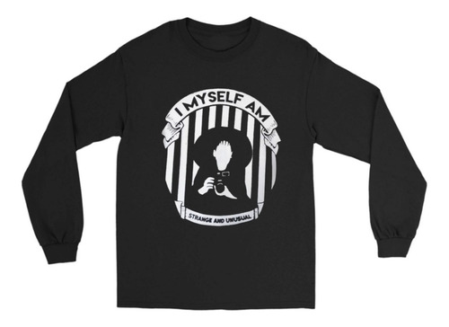 Polera Manga Larga - Beetlejuice/lydia Deetz