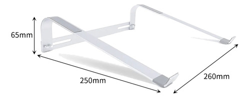 Soporte Aluminio Vertical Y Horizontal Macbook iPad Notebook