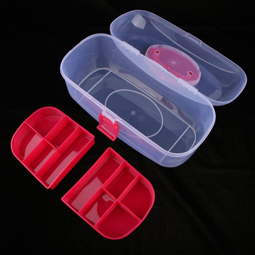Estuche De Almacenamiento Accesoiros De Organizador Rojo