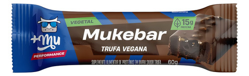 MukeBarrinha Muke Sabor a trufa vegetal 12 unidades 720 g +mu