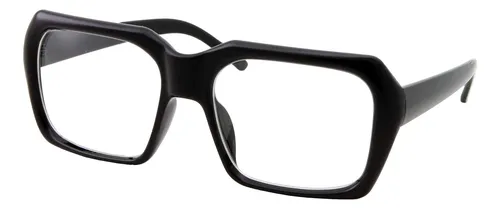 Gafas Transparentes Negras Nerd De Gran Tamaño Grinderpunch