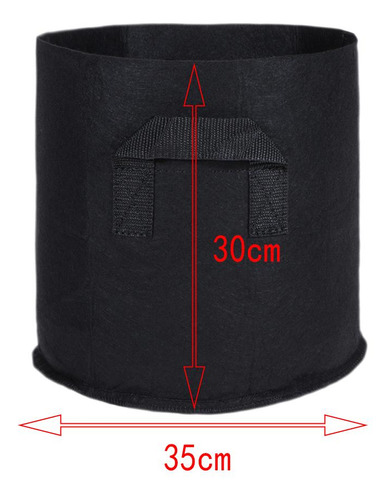 Bolsa De Contenedor De Raíz De Macetas De Tela De 7 Galones