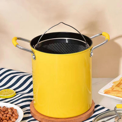Mini Freidora De Aceite Profundo De Acero Inoxidable Para 3l