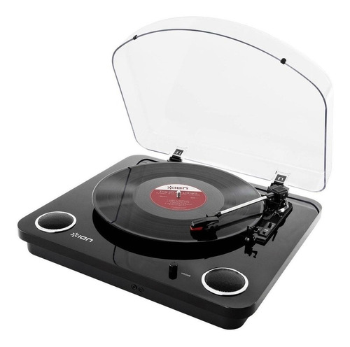 Tornamesa ION Audio Max LP black con altavoces incluidos 110V/220V