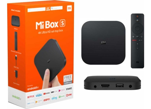 Imagen 8 de 10 de Xiaomi Mi Box S MDZ-22-AB control de voz 4K 8GB negro con 2GB de memoria RAM