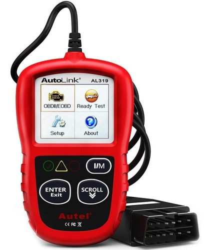 Imagen 1 de 7 de Escáner De Código Autel Autolink, Rojo Y Negro