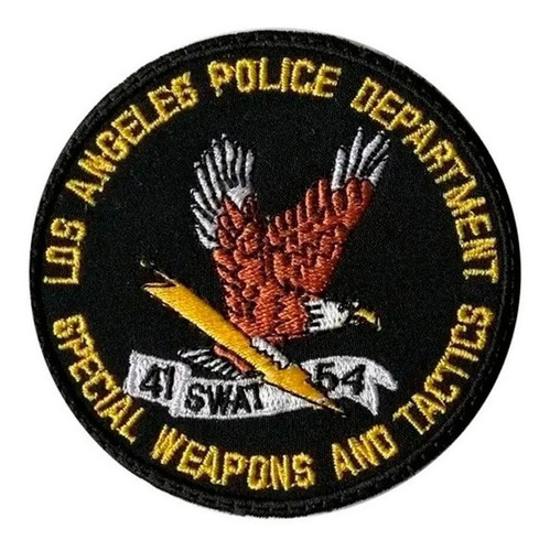 Parche Bordado Swat 54 - Los Angeles Police Department