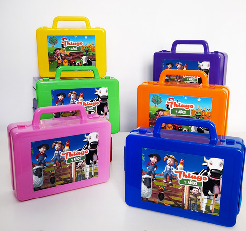 Valijita Personalizada Souvenirs Cumpleaños Infantil X20u