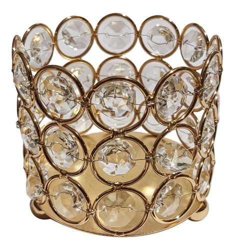 Candelabro Porta Velas Color Oro 8 Cm Hot Sale - Sheshu Home Color Dorado