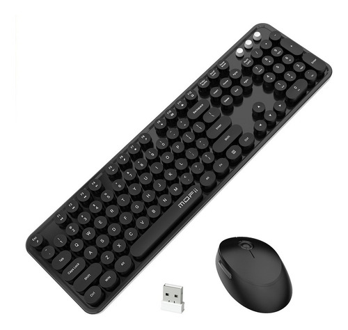 - Juego De Teclado Y Ratón Mofii Se En Negro