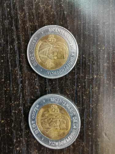 Vendo Monedas De Bicentenario De La Independencia De $5