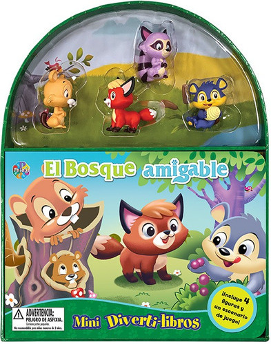 El Bosque Amigable - Mini Diverti Libros, De No Aplica. Edi