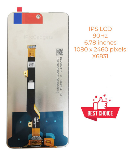 Zc Pantalla Táctil Lcd Display Para Infinix Hot 30 X6831