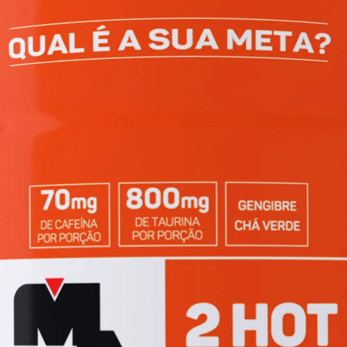 2 Hot - 200g - Max Titanium Sabor Tangerina Tangerina
