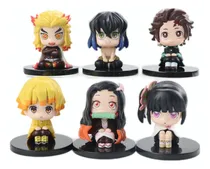 Comprar Set 6 Piezas Demon Slayer Anime Colección Figuras De Juguete