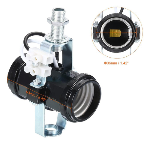 Meccanixity E27 Bombilla De Doble Base Bombarla M10 Soporte