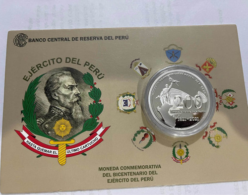 Moneda De Plata Del Ejército