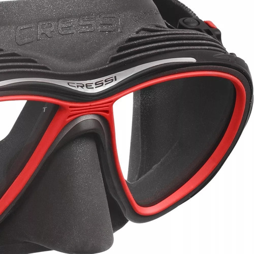 Máscara Mergulho Cressi Quantum Fog Stop Silicone Pesca Sub