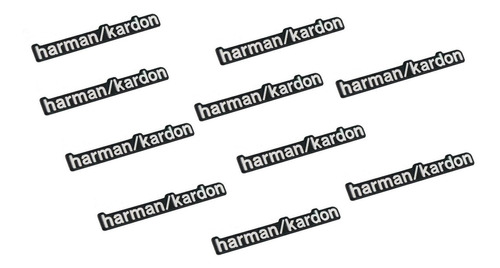 10 Emblema Logo Harman Kardon Adhesivo Para Auto O Parlantes