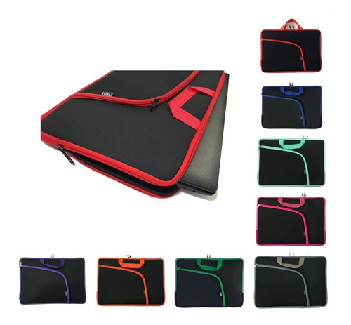 Capa Para Notebook 15.6 Com Bolso Externo P/ Fonte Neoprene