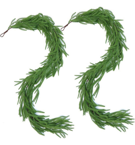 Guirnalda Norfolk Guirnaldas Navideñas Pino Artificiales, 2