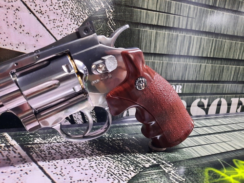 Imagem 3 de 8 de Airgun Revólver 357 Rossi W702s 6 Pol Co2 4.5mm Novos!!