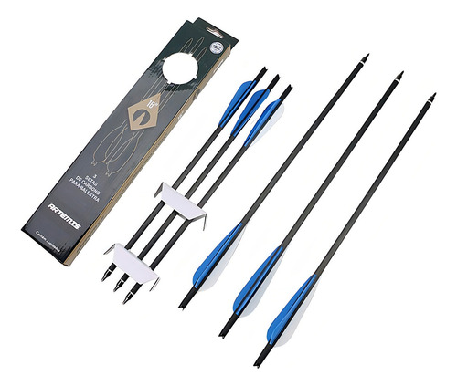 Seta Em Fibra Carbono Puro 16 Kit 03und - Artemis Fxr