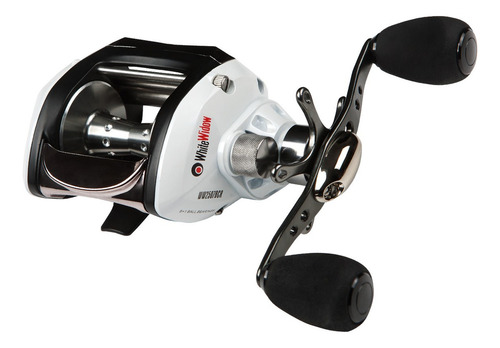 Reel Rotativo Waterdog Widow White Izquierdo/derecho Pesca Color Blanco Lado de la manija Izquierdo
