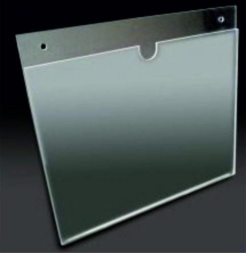 10 Porta Hojas De Acrílico Doble Carta Vertical