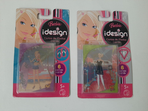 Barbie Cartas De Modas (lote De 2 Set Diferentes) (Usado)