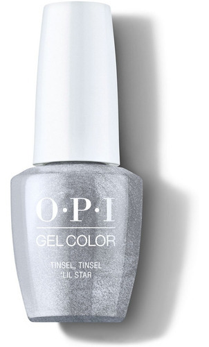 Opi Gel Color Shine Bright X15ml Tinsel Tinsel ¨lil Star Color Gris Con Brillo