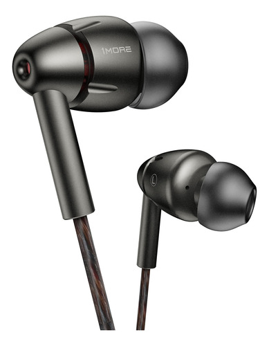 Auriculares 1more Quad Driver Hi-res High Fidelity Plateado/