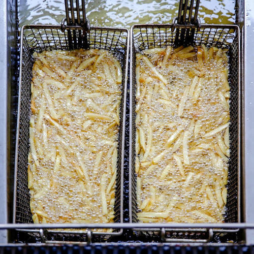 Canasta Para Freír Alimentos Rectangular 43x21x15 Cm
